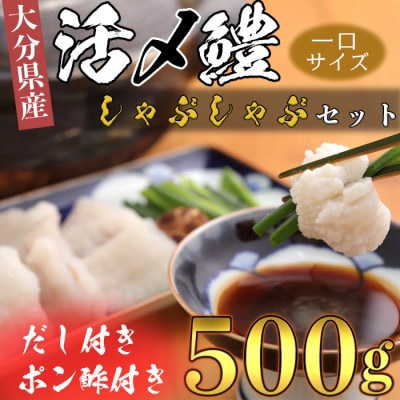 大分県産活じめ鱧(はも)しゃぶしゃぶセット 500g [3～5人前]