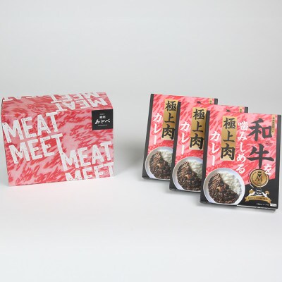 杵築産おおいた和牛カレー3食セット(レトルト)