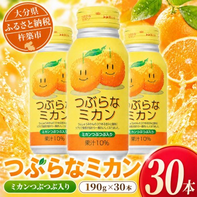 つぶらなミカン　190g×30本