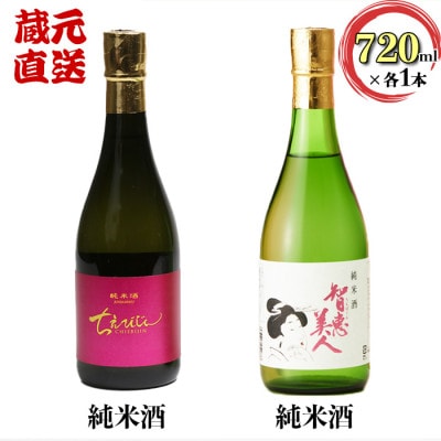 ちえびじん純米酒+智恵美人純米酒 飲み比べセット