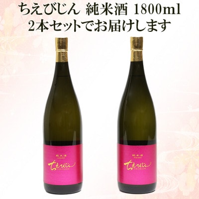 ちえびじん純米酒 1800ml×2本セット