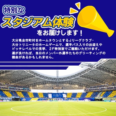 大分トリニータ　ホームゲームツアー&プレミアム観戦体験(1名)(杵築市)
