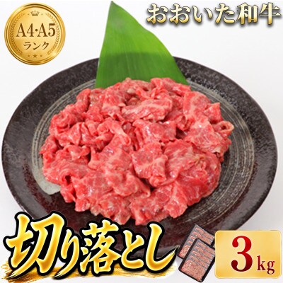 おおいた和牛切り落とし3kg(300g×10p) ※真空パック