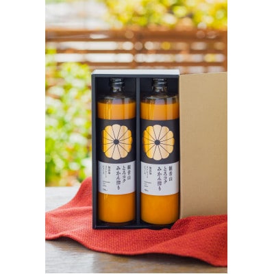 観音山みかんジュース「とろコク搾り」720ml×2本