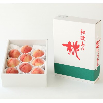 【産地直送】和歌山の桃 約3kg 9～11玉