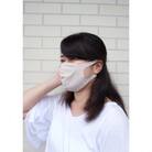 普段使いに昼夜問わず使える耳と肌に優しい布マスク(耳ふわマスク)L-LLサイズ、スモークピンク:1枚