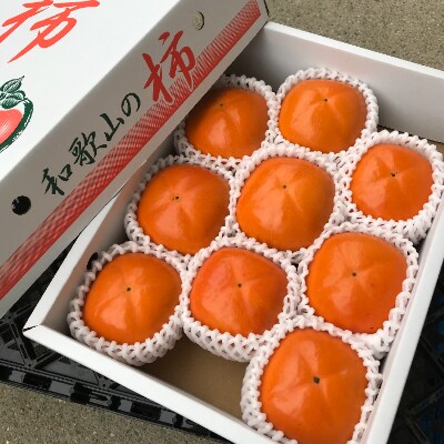 【2021年10月下旬頃発送】紀の川柿約2kg　和歌山県特産希少な柿!