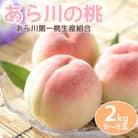 あら川の桃2Kg(6-8玉入り)【2026年　6月下旬から順次発送予定】