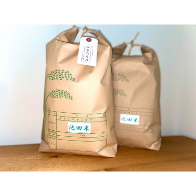 令和4年産【地元ブランド池田米】白米10kg(5kg×2袋入)紀の川市産きぬむすめ