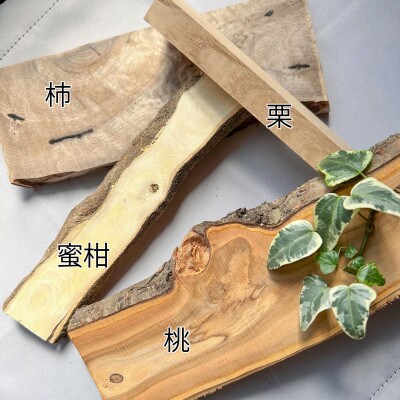桃栗三年柿八年　果樹の木のシャープペン　1本　果樹の木の木軸ペン「Minori」