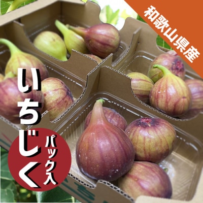 いちじく 4パック(約1.2kg) 和歌山県 紀の川市産