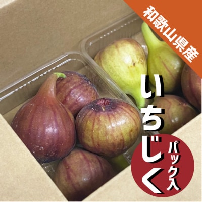いちじく 2パック(約600g) 和歌山県 紀の川市産