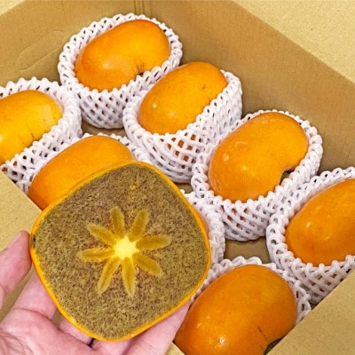 【秀品】 紀の川柿 黒蜜のような濃厚な甘み 約4kg