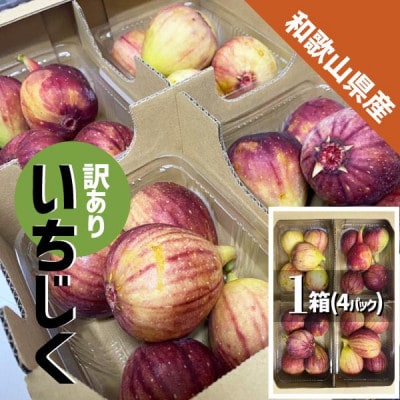【訳あり】いちじく 紀の川市産 4パック