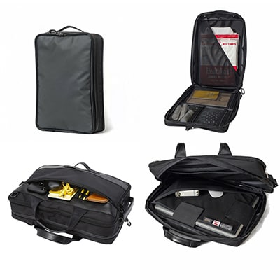 豊岡鞄　Urban Commuter 2x3WAY BRIEF PACK HA(ネイビー)