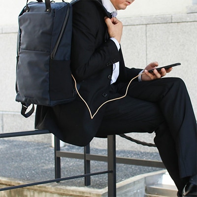 豊岡鞄　Urban Commuter BACK PACK 2 HA(ネイビー)