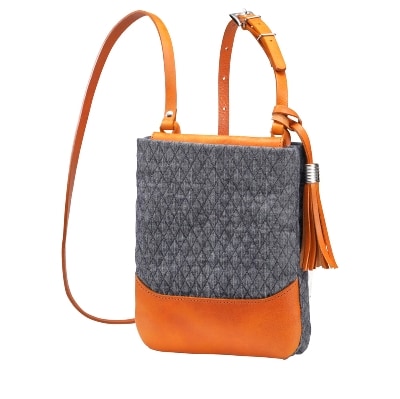 豊岡鞄　anti-mode style QUILT Pochette(キャメル)