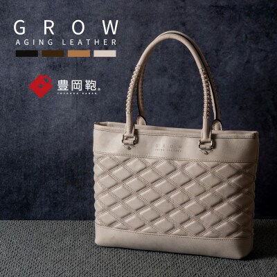 豊岡鞄GROW 育てる鞄　AGING TOTE　アイボリー