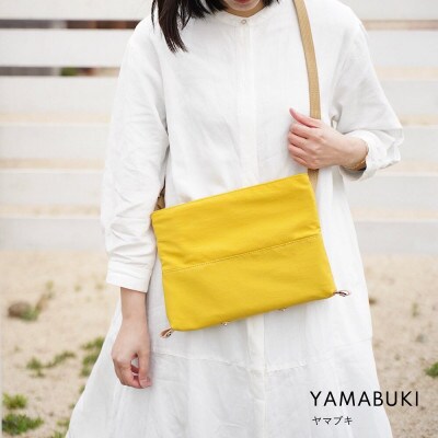 豊岡鞄snap vegi サコッシュ NU28-104ヤマブキ