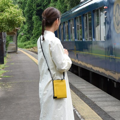 豊岡鞄　チコ　クロスミニショルダー　イエロー
