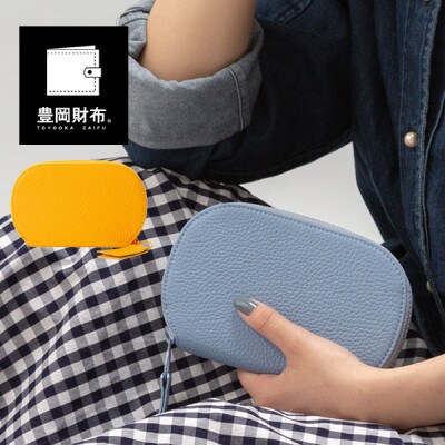 豊岡財布　ミディアムウォレット　CITE-014 イエロー