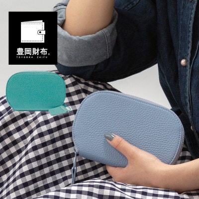 豊岡財布　ミディアムウォレット　CITE-014 ペールグリーン