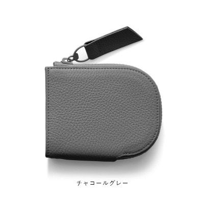 豊岡財布　Lジップウォレット　CITE-008 チャコールグレー