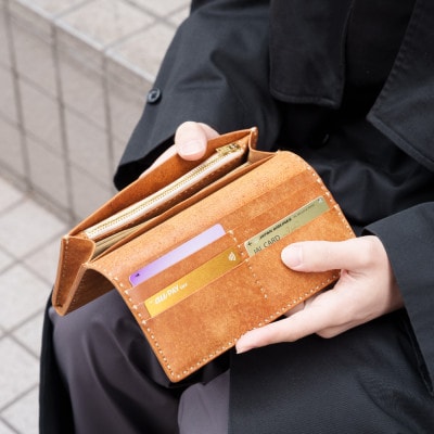 豊岡財布 Haaki Leather 長財布 HLW300 コニャック