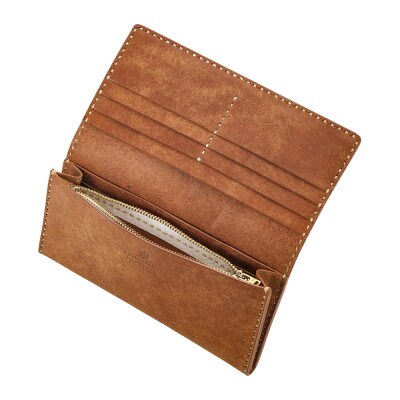 豊岡財布 Haaki Leather 長財布 HLW300 コニャック