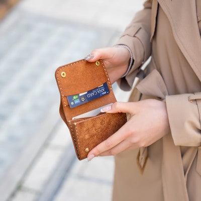 豊岡財布 Haaki Leather ミニ財布 HLW302 コニャック