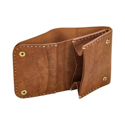 豊岡財布 Haaki Leather ミニ財布 HLW302 コニャック