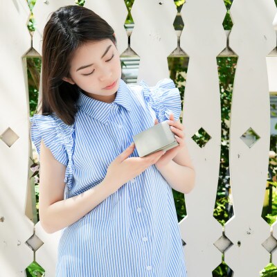 豊岡財布 Colors三つ折りウォレット AW500 ペルラ