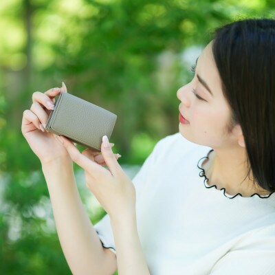 豊岡財布 Colors三つ折りウォレット AW500 トープ