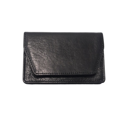 豊岡財布 AW0401 名刺入れ(ブラック) 　
