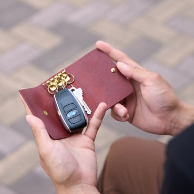 豊岡財布 haaki Leatherキーケース HLC501 ヴィーノ
