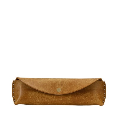 豊岡財布 haaki Leatherペンケース HLC502 コニャック