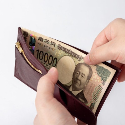 豊岡財布 フラグメントケース カード財布 WLG2101 ワイン