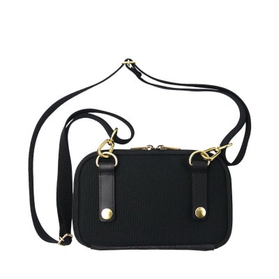 豊岡鞄　AD2504　井原デニムウォレットポーチ (ネイビー)