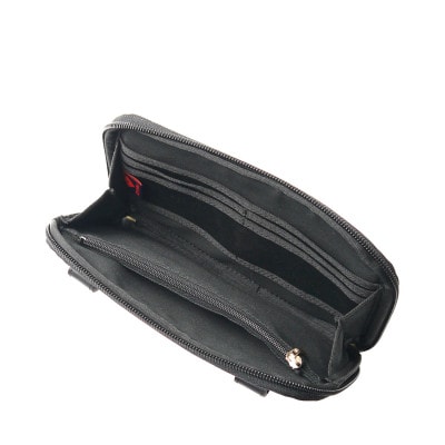 豊岡鞄　AD2504　井原デニムウォレットポーチ (ネイビー)