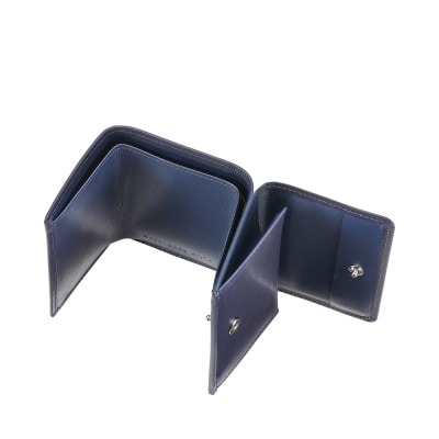 豊岡財布 a.m.s AI コンパクトウオレット AW501 勝色