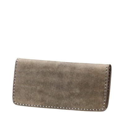 豊岡財布 haaki Leather ロングウォレット HLW305 グリージオ