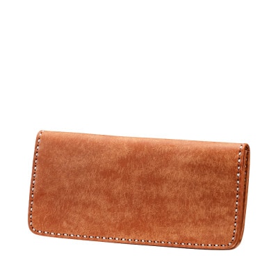 豊岡財布 haaki Leather ロングウォレット HLW305 コニャック