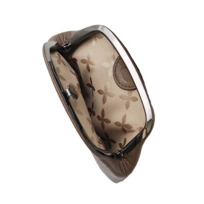 豊岡財布 AW0503 天溝押し口小銭入れ (ダークグレージュ)