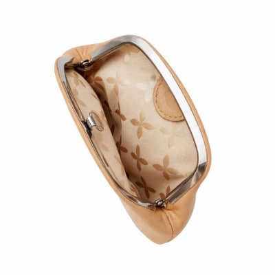 豊岡財布 AW0503 天溝押し口小銭入れ (キャメル)