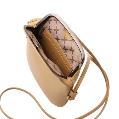 豊岡鞄　AD6100　天溝押し口マルチショルダー(キャメル)