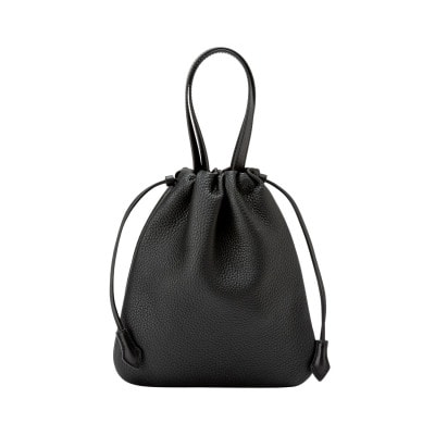 豊岡鞄 Supple KINCHAKU bag MEKB04 ブラック