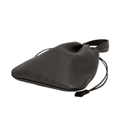 豊岡鞄 Supple KINCHAKU bag MEKB04 ブラック