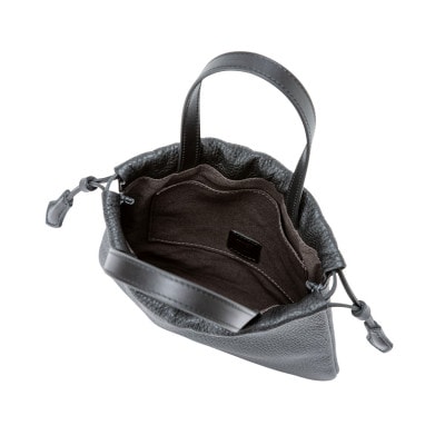 豊岡鞄 Supple KINCHAKU bag MEKB04 ブラック