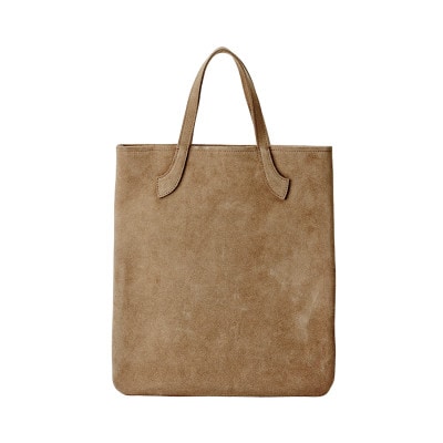 豊岡鞄 Round feel Suede Tote MEST07 ガウチョ