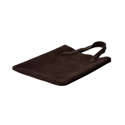 豊岡鞄 Round feel Suede Tote MEST07 カフェノワール